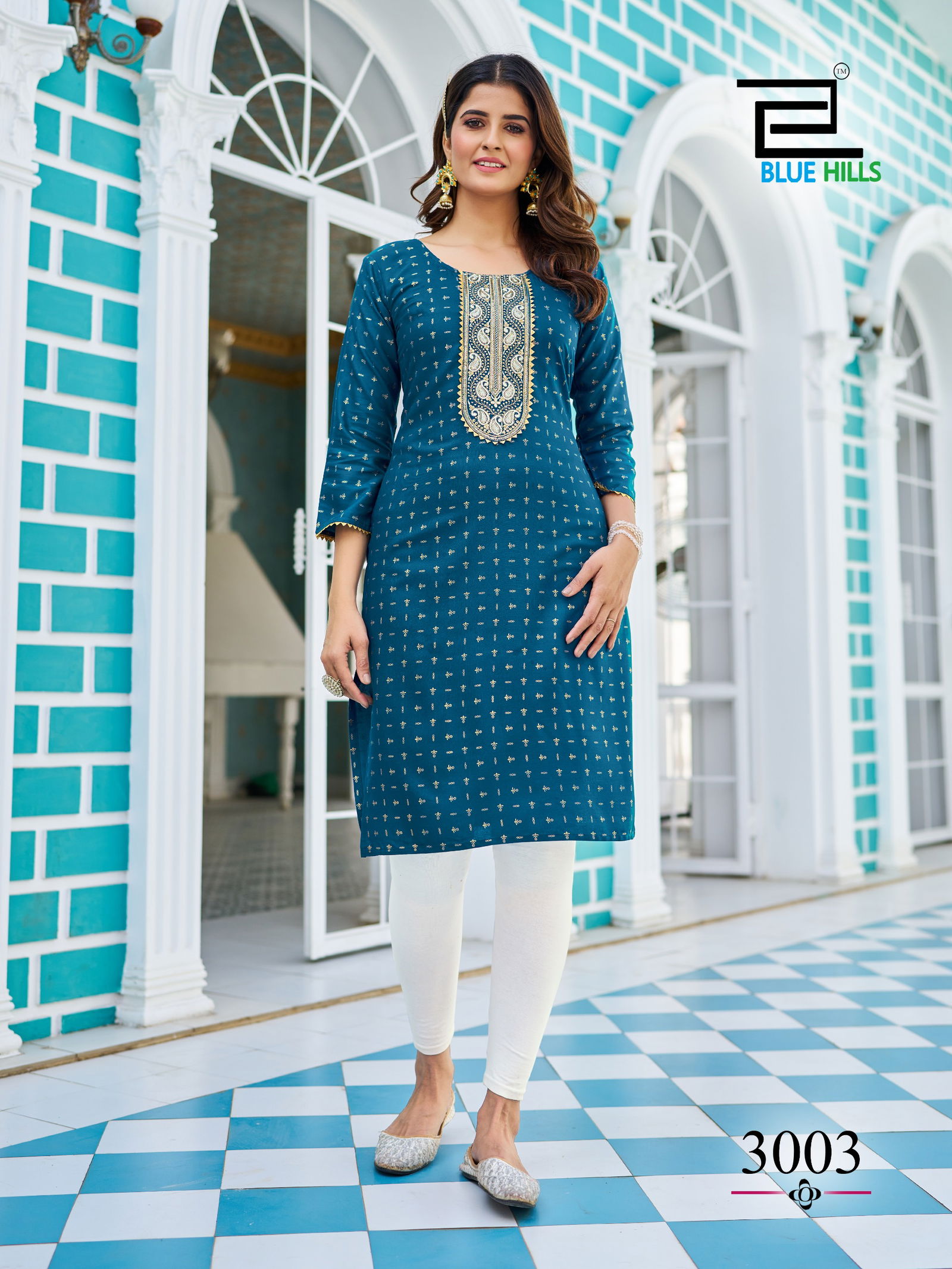 City Light Vol 3 By Blue Hills Rayon Foil Printed Plus Size Kurti Wholesale Price In Surat